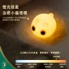 貓貓矽膠夜燈 800mAh 長續航 3200K 暖光 拍拍開關 捏捏互動 兒童伴睡燈 床頭夜燈 療癒小夜燈