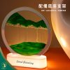 3D流沙畫小夜燈 旋轉流沙擺件 創意解壓台燈 藝術沙漏燈 臥室床頭燈 桌面裝飾 居家美學 舒壓療癒禮物 生日禮物 交換禮物 網紅同款 氛圍燈