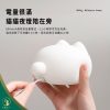 貓貓矽膠夜燈 800mAh 長續航 3200K 暖光 拍拍開關 捏捏互動 兒童伴睡燈 床頭夜燈 療癒小夜燈