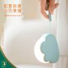 【現貨】創意雲朵小夜燈 USB 充電 迷你夜燈 兒童床頭燈 護眼睡眠燈 臥室氛圍燈 粉色小夜燈 伴睡燈 生日禮物 交換禮物 矽膠燈 拍拍燈